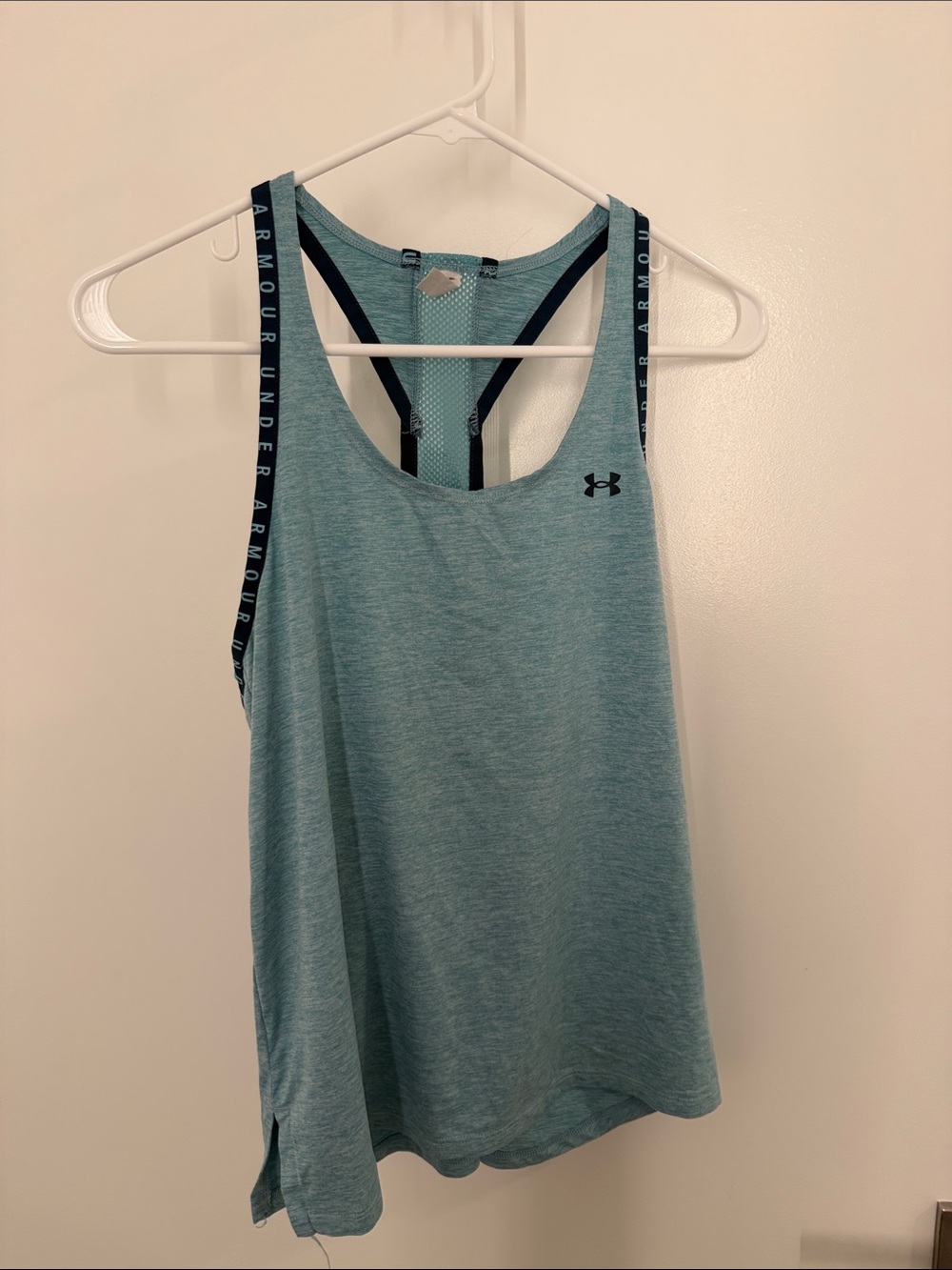 Under Armour Aqua Blue Racerback Training Tank